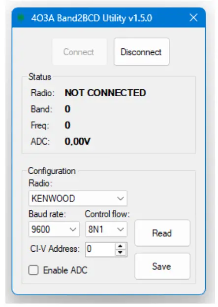 4O3A B2BCD Decoder Windows Application - Install the application