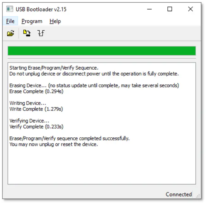4O3A B2BCD Decoder Windows Application - installing the new firmware