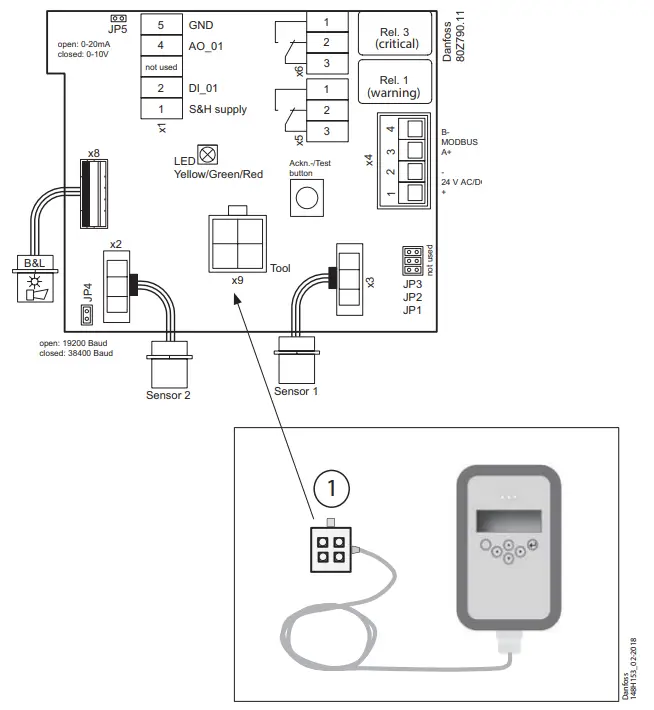 Danfoss-80Z790-11-Gas-Detection-Sensor-