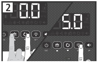 Danfoss AK RC 204B AK RC 205C Temperature Controller for Walk in Coolers and Freezers - wizard