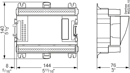 Danfoss AK-XM 205B Extension Module - 2