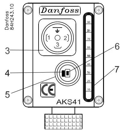 Danfoss AKS 41 Series Liquid Level Transmitter - range 1