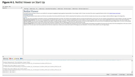 MICROCHIP v2024.2 Libero SoC Design - Netlist Viewer on Start Up