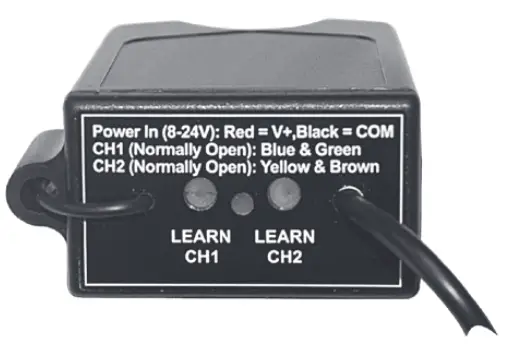 MIGHTY MULE RB709U-NB Relay Output Universal Receiver - Programming the Receiver