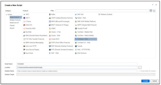 OpenText 243 000079 002 Performance Engineering Solutions - Create a script with VuGen