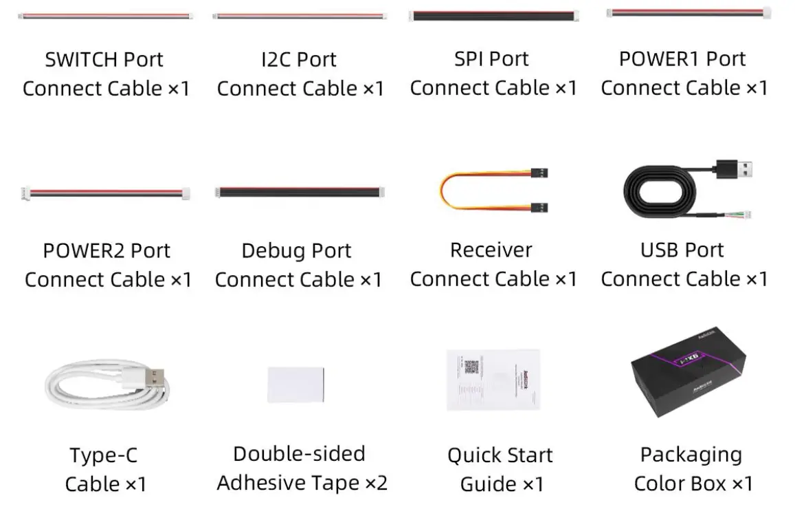 RadioLink PIX6 Flight Controller - Packing List