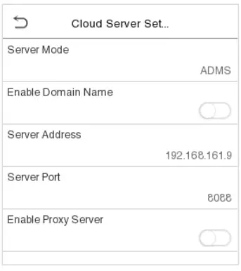 ZKTECO SenseFace 4 Series Access Control Terminal - Cloud Server