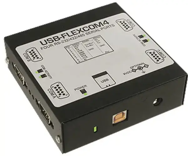 ASSURED-USB-FLEXCOM4-USB-COM232-4A-Four Port-Multiprotocol-Serial-USB-Module-PRODUCT
