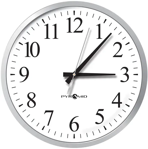 PYRAMID-SEA3AALDRS-TimeTrax-Sync-PoE-IP-Network-Wireless-Analog-Clock-PRODUCT