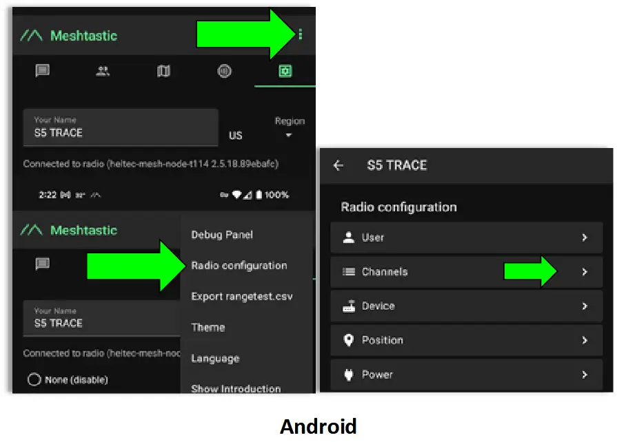 SpecFive Trace Tracking Device - Create a Private Channel