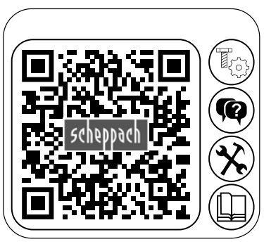 scheppach HS254 Circular Table Saw - qr code