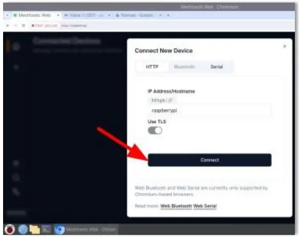 Using The Meshtastic Client
