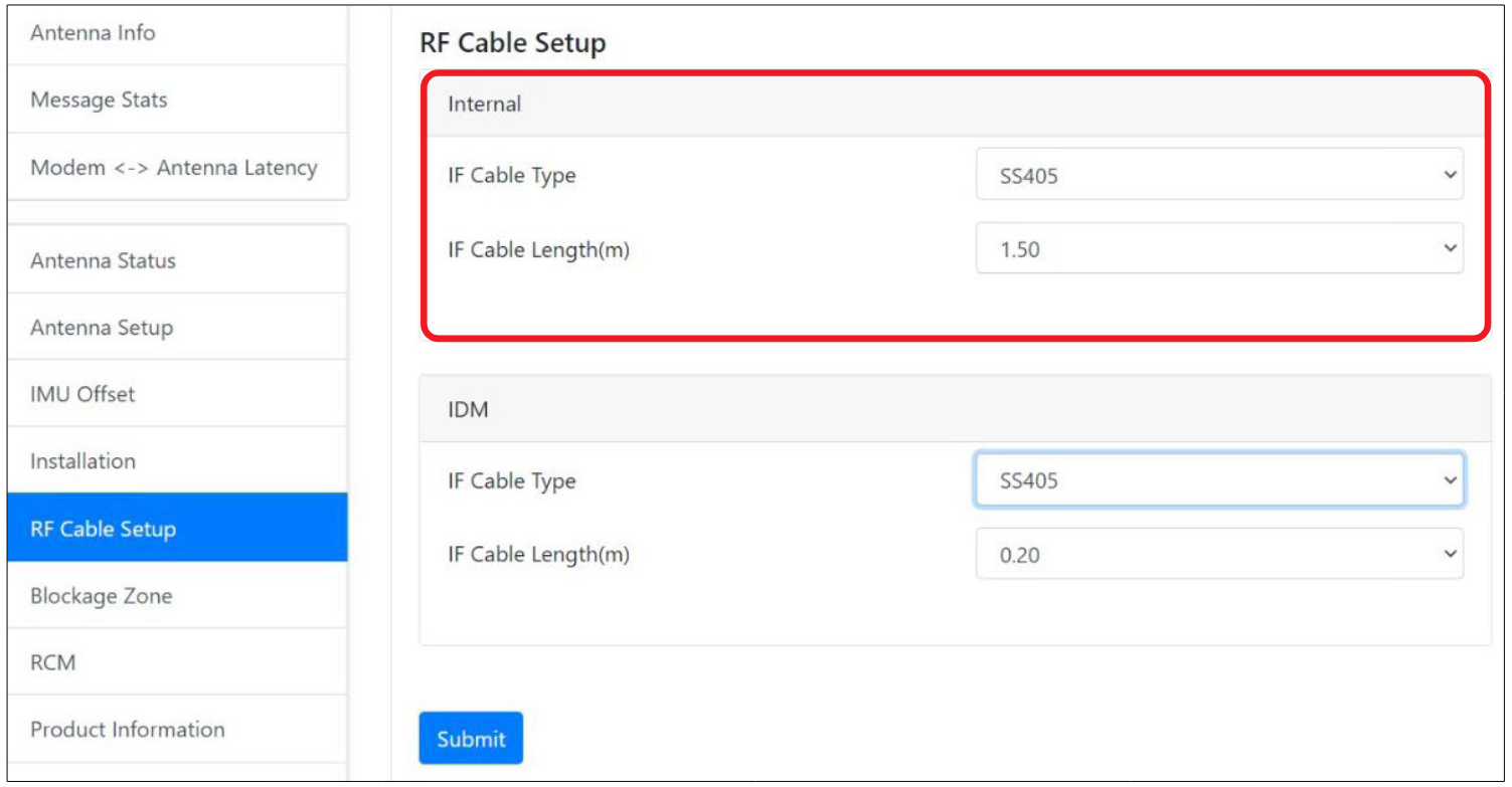 Intellian Technologies OW50SL-Dac OneWeb LEO User Terminal - RF Cable Setup