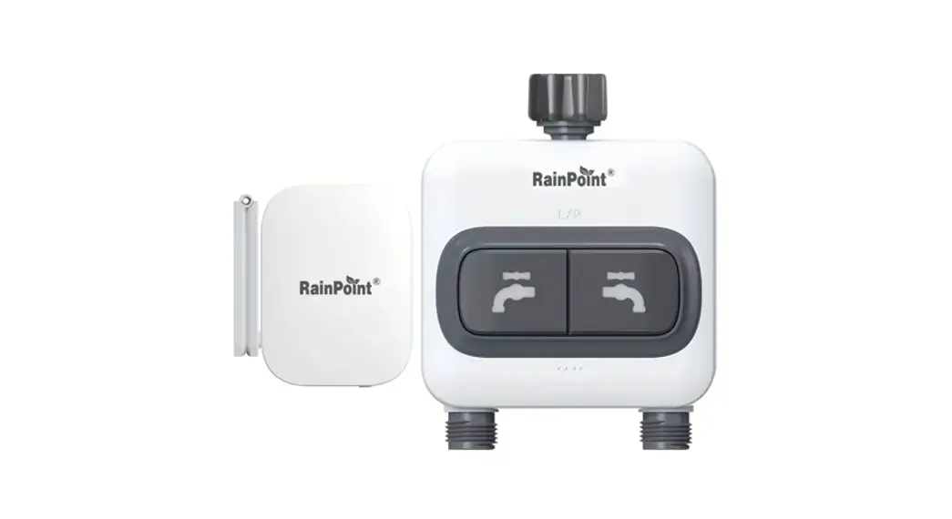 RainPoint HTV245FRF Plus HWG023WBRF 2 Zone WiFi Water Timer with Gateway Set- Featured Image
