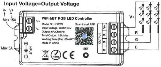 Xnbada C01W Series RGB LED Controller - RGB LED Controller