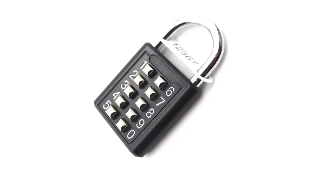 tectake 402670 Digit Padlock Combination Lock - Featured Image
