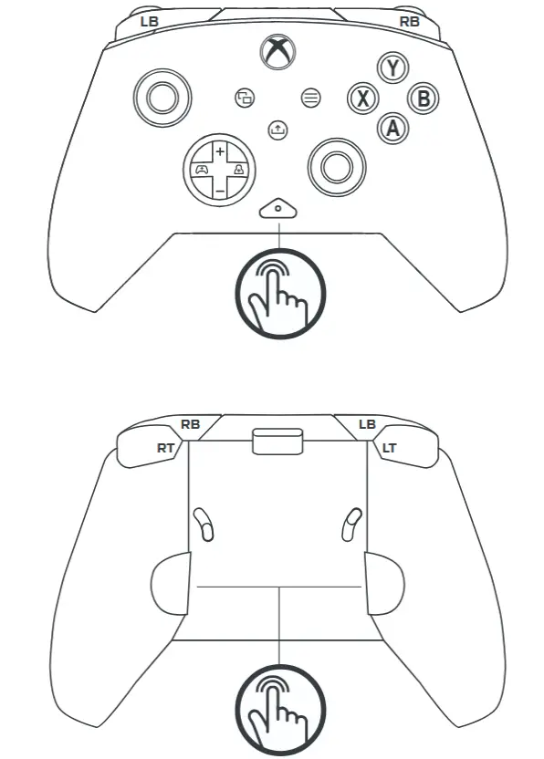 049-023 Rematch Advanced Wired Controller - Program Back Buttons