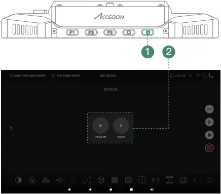 ACCSOON MITX1 Cine View M7 Android Phone Monitoring Streaming - 11