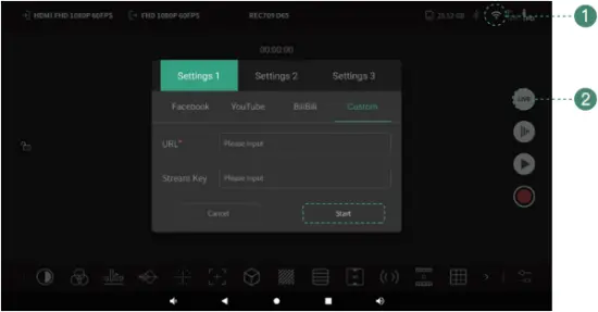 ACCSOON MITX1 Cine View M7 Android Phone Monitoring Streaming - 19