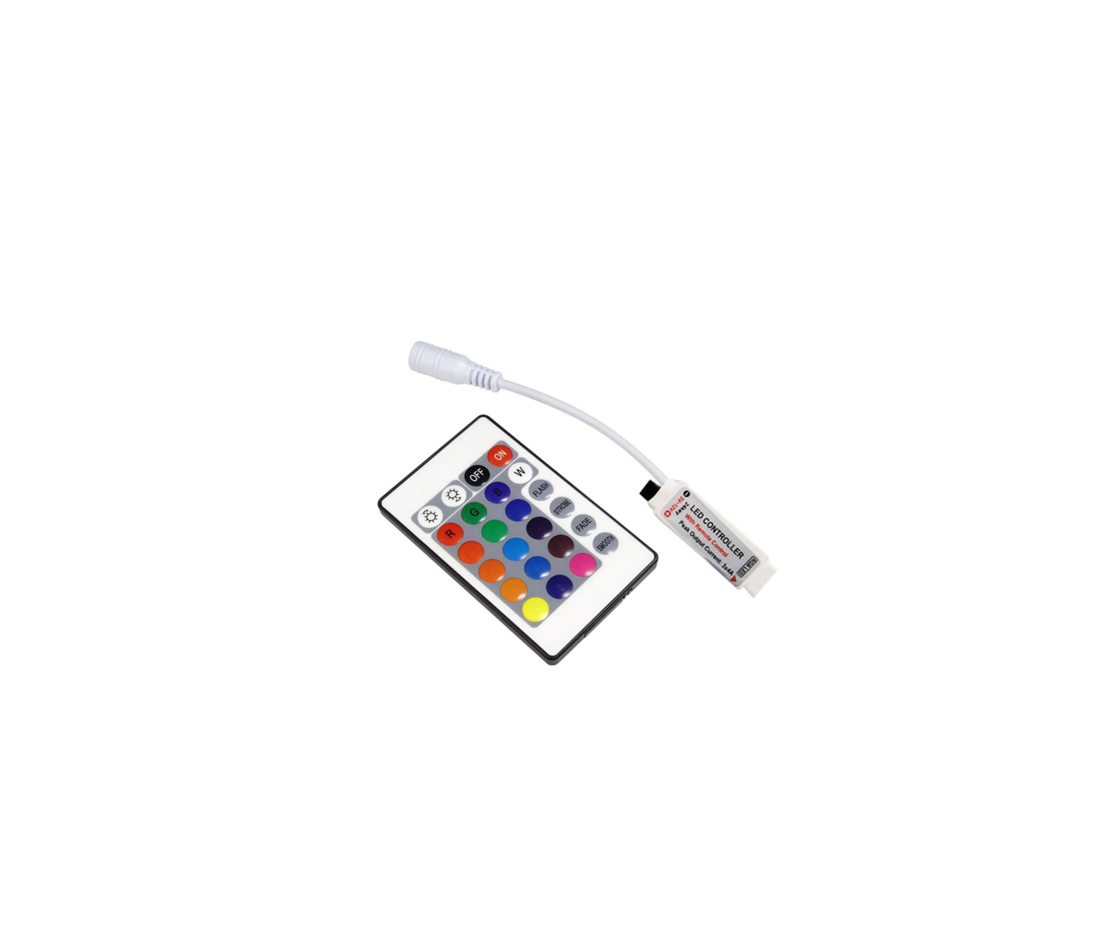 Digilog 12V DC RGB LED Light Strip Driver IR Remote Controller