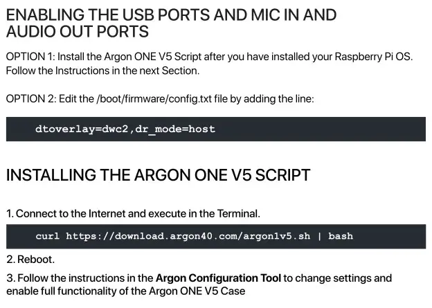 FORTY ONE V5 Case Only For Raspberry - Enabling USB and Installing Script