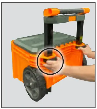 To Remove the Telescoping Handle