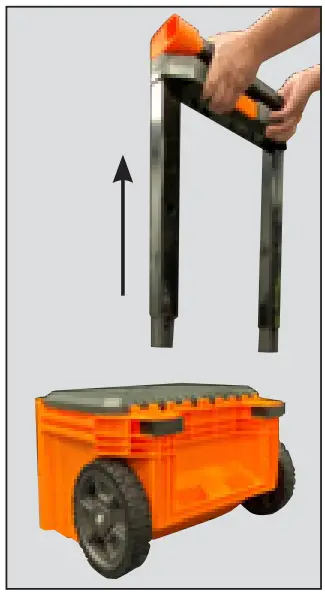 To Remove the Telescoping Handle