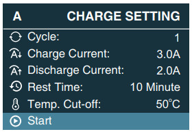 SKYRC D750 MIX Multi Function Smart Charger - Battery Program 10