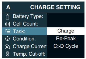 SKYRC D750 MIX Multi Function Smart Charger - Battery Program 3