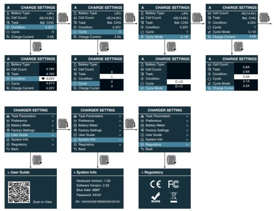 SKYRC D750 MIX Multi Function Smart Charger - Program Flow Chart 2