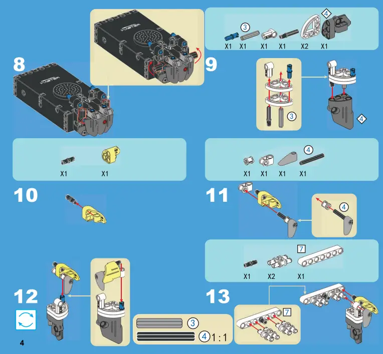 Sillbird-RX-S2-Robot-Building-Kit-with-Remote-Control-fig-11