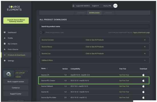 Source Elements Source RTL Remote Voice - Downloading the Installer