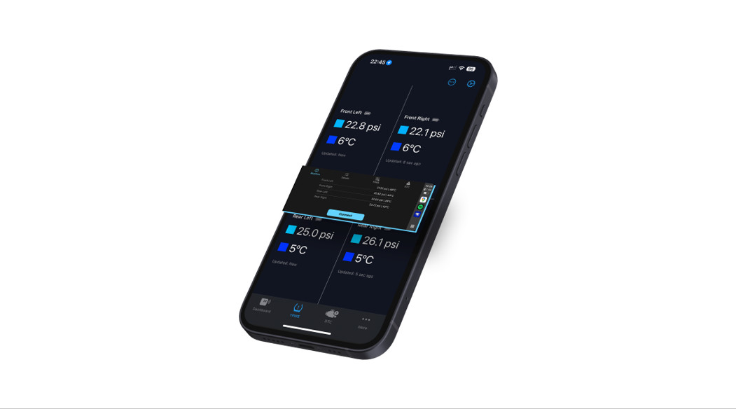 TPMS Sensors and OnTrack iOS App - Featured Image