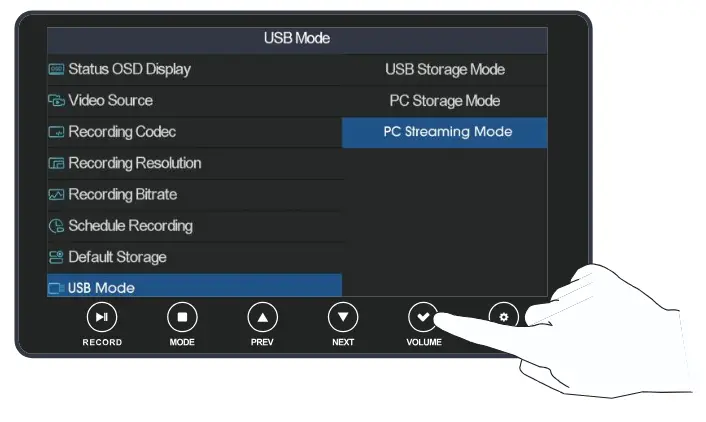 VHS Multifunctional UHD Video Recorder - PC Streaming Mode
