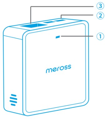 meross MSH Series Smart Temperature and Humidity Sensor - Hub