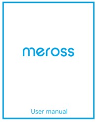 meross MSH Series Smart Temperature and Humidity Sensor - User Manual