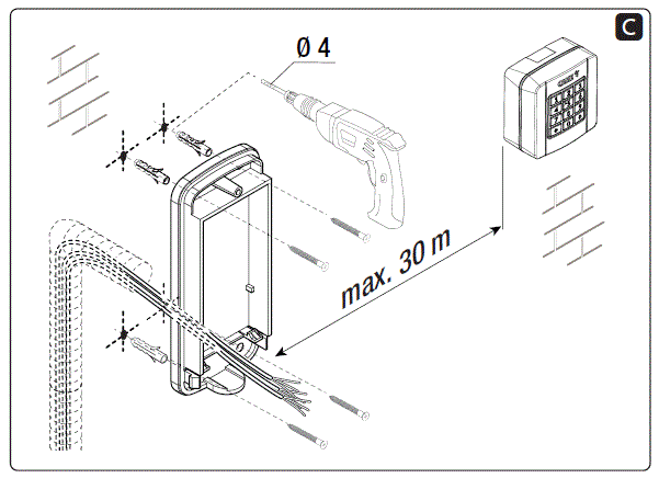 CAME-806SL-0370-2-Channel-External-Receiver-image (3)