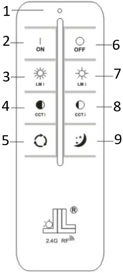Digilog E27 LED Wireless Remote Control Light Fixture 5