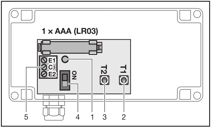 HORMANN FSM-2 Radio Transmitter Module - Description of the radio transmitter module FSM-2 BiSecur