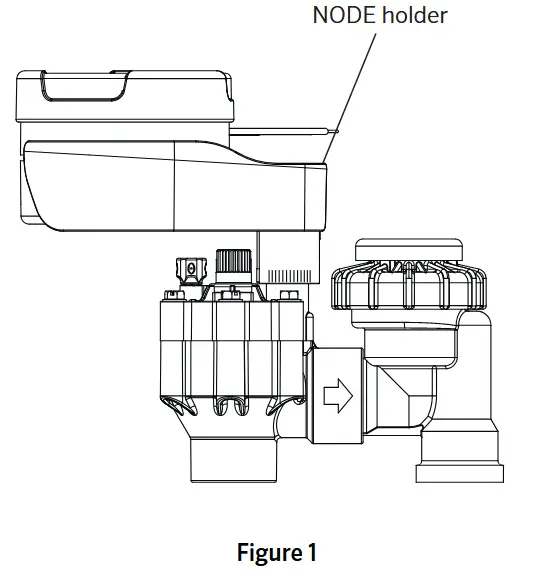 Hunter NODE Battery Operated Controller - Mount the NODE to a Valve