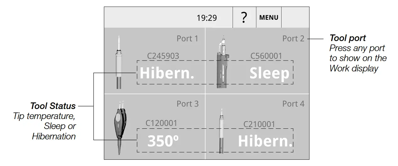 JBC DME-9A 4-Tool Control Unit - Simultaneous Ports Control