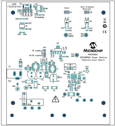 MICROCHIP-MCP39F521-Power-Monitor-Demonstration-Board-image (11)
