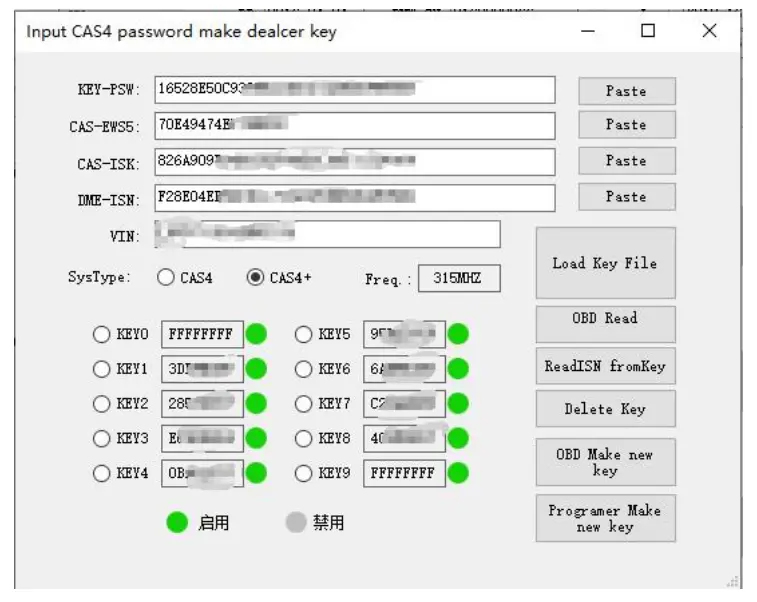 OBDII APPRO2 Key Programmer Mileage Correction Tool - Operation Steps for Loading Password