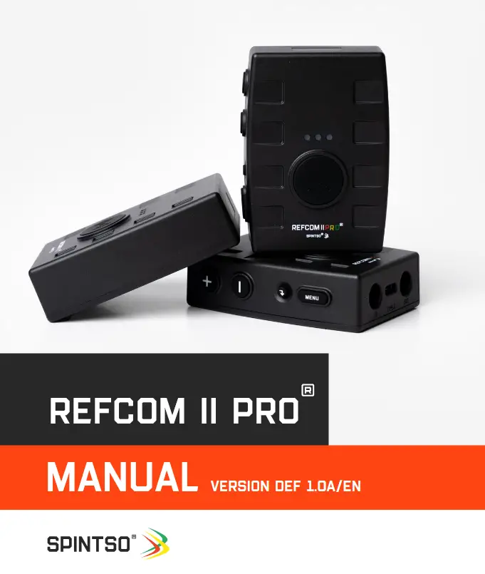 SPINTSO Refcom Ii Pro Units Charging Station - front page