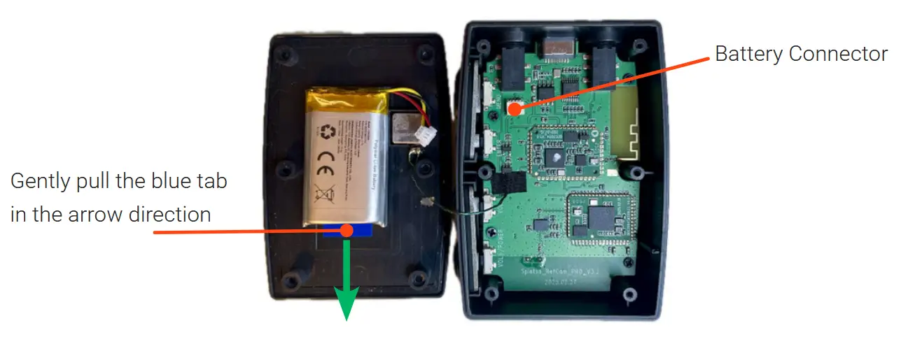 SPINTSO Refcom Ii Pro Units Charging Station - replace the battery