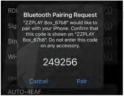 ZZPLAY ITZ MYLINK Integration For GM Vehiclesequipped With IO5 or IO6 System - Iphone Connection Example 2