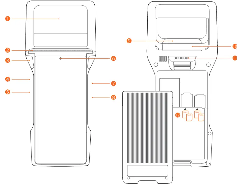 Sunmi-V2S-plus-T5F0A-Portable-Data-Processing-Terminal-FIG-1